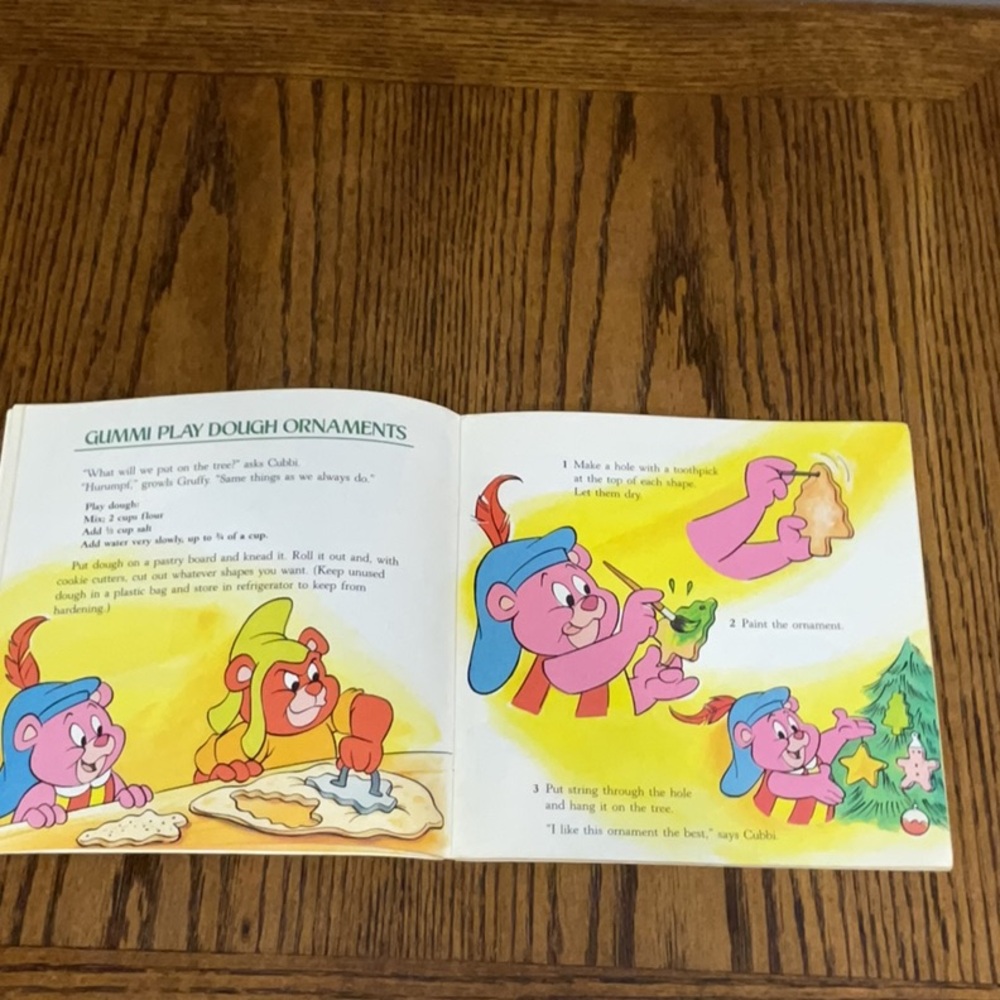 Book & Figures from Disney Cartoon Gummi Bears: Tummi, Sunni, Cubbi & Gruffi - Picture 15 of 16